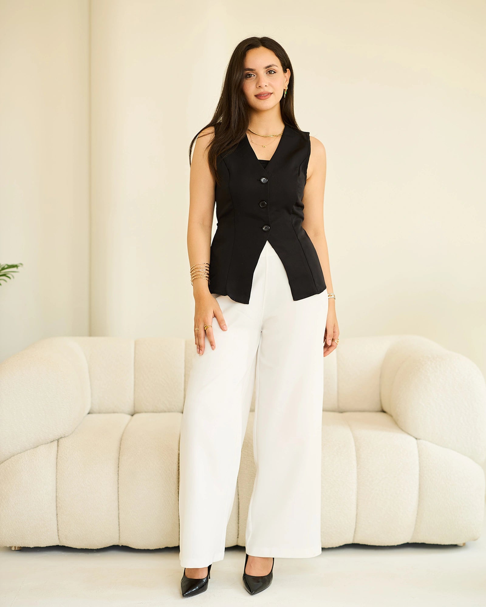 Classic Wide-Leg Pants