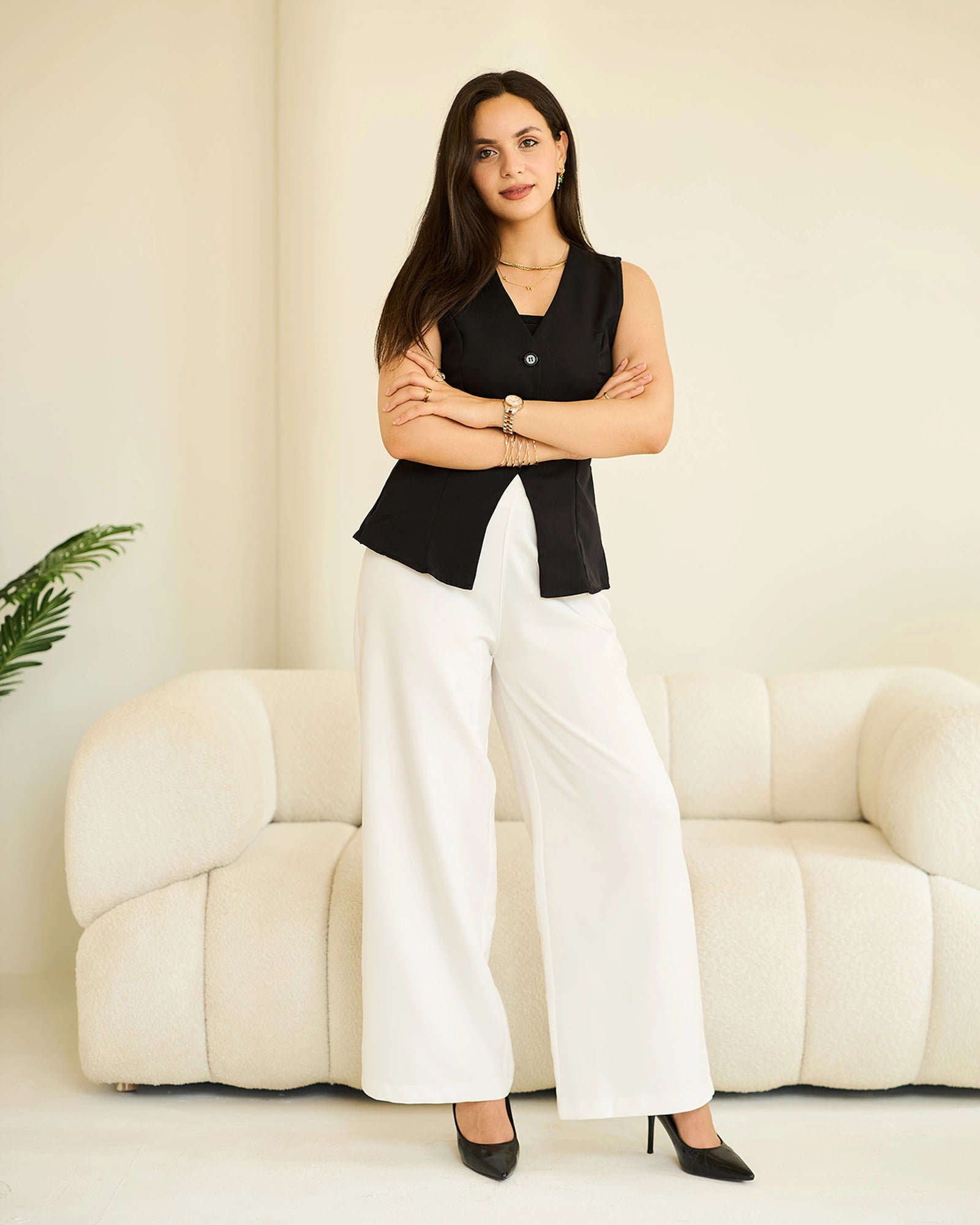 Classic Wide-Leg Pants